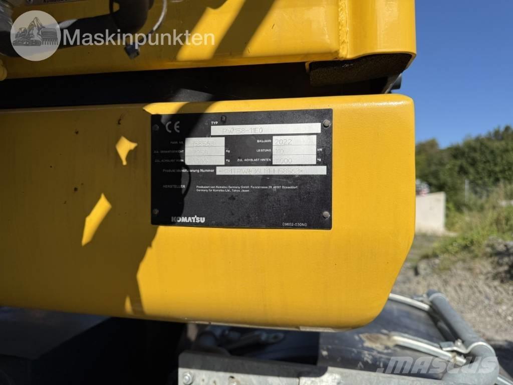 Komatsu PW 158 Bagri na kolesih