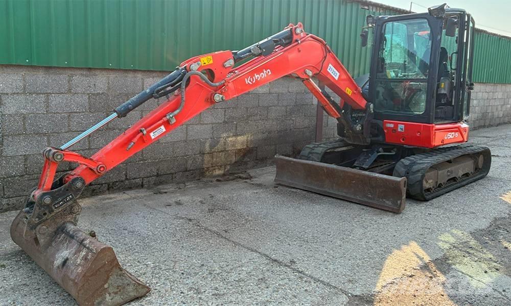 Kubota U 50-5 Mini bagri <7t