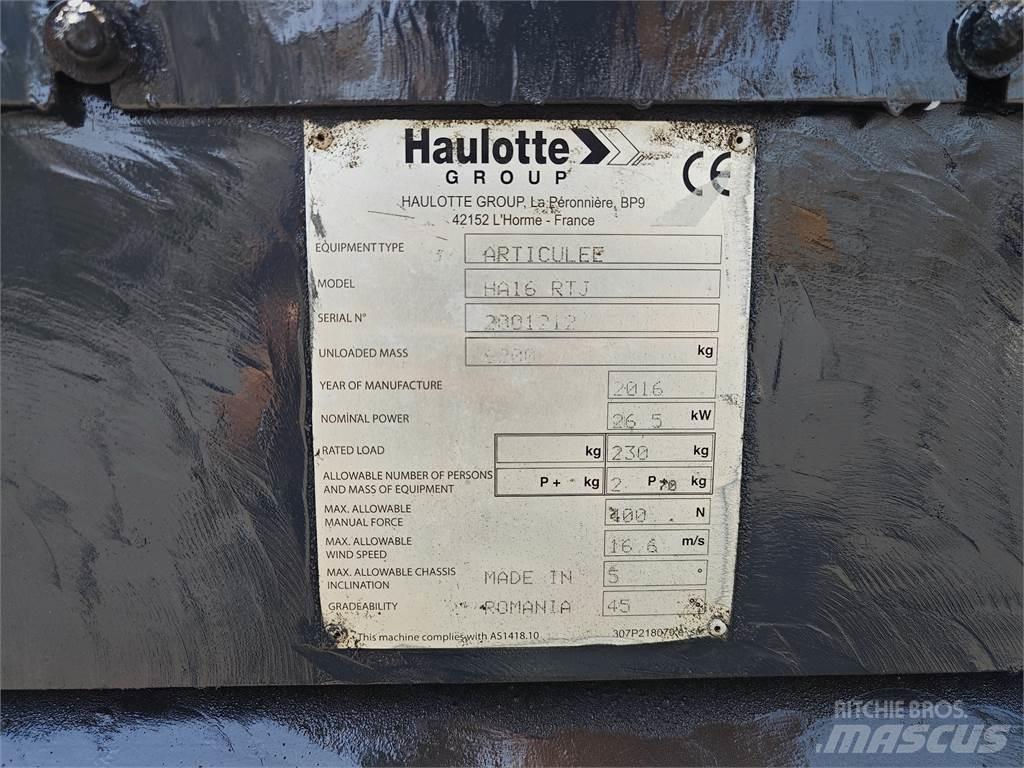 Haulotte HA16RTJ Zglobne dvižne ploščadi