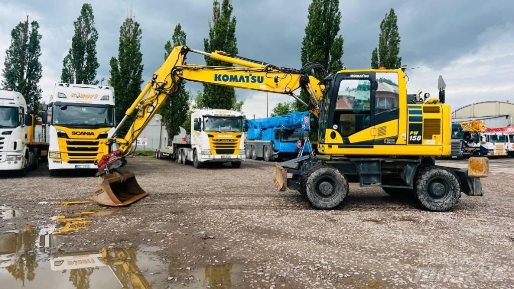 Komatsu PW 158 Bagri na kolesih