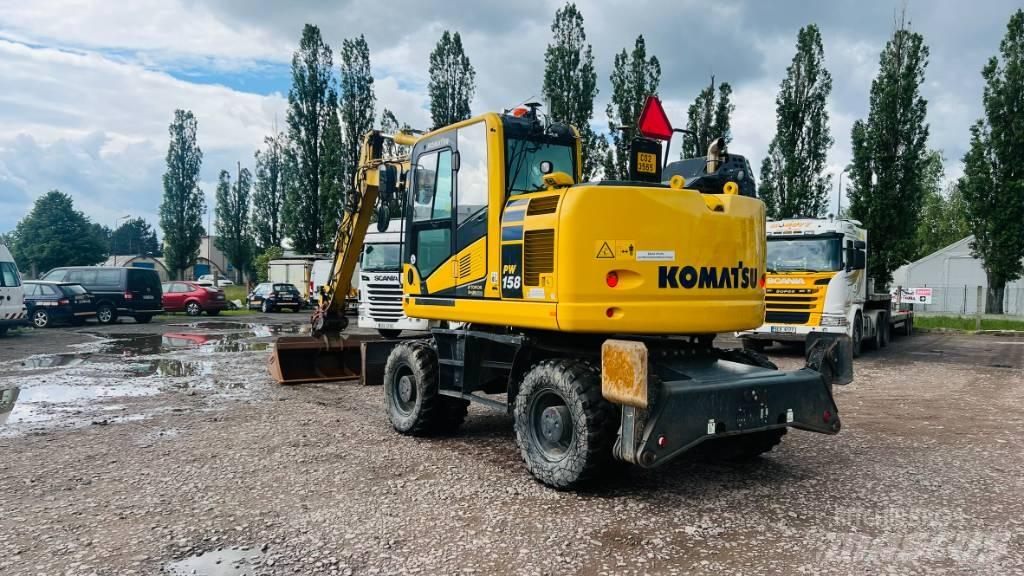 Komatsu PW 158 Bagri na kolesih