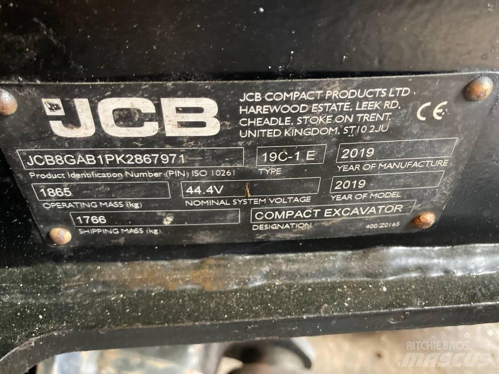 JCB 19 C-IE Mini bagri <7t