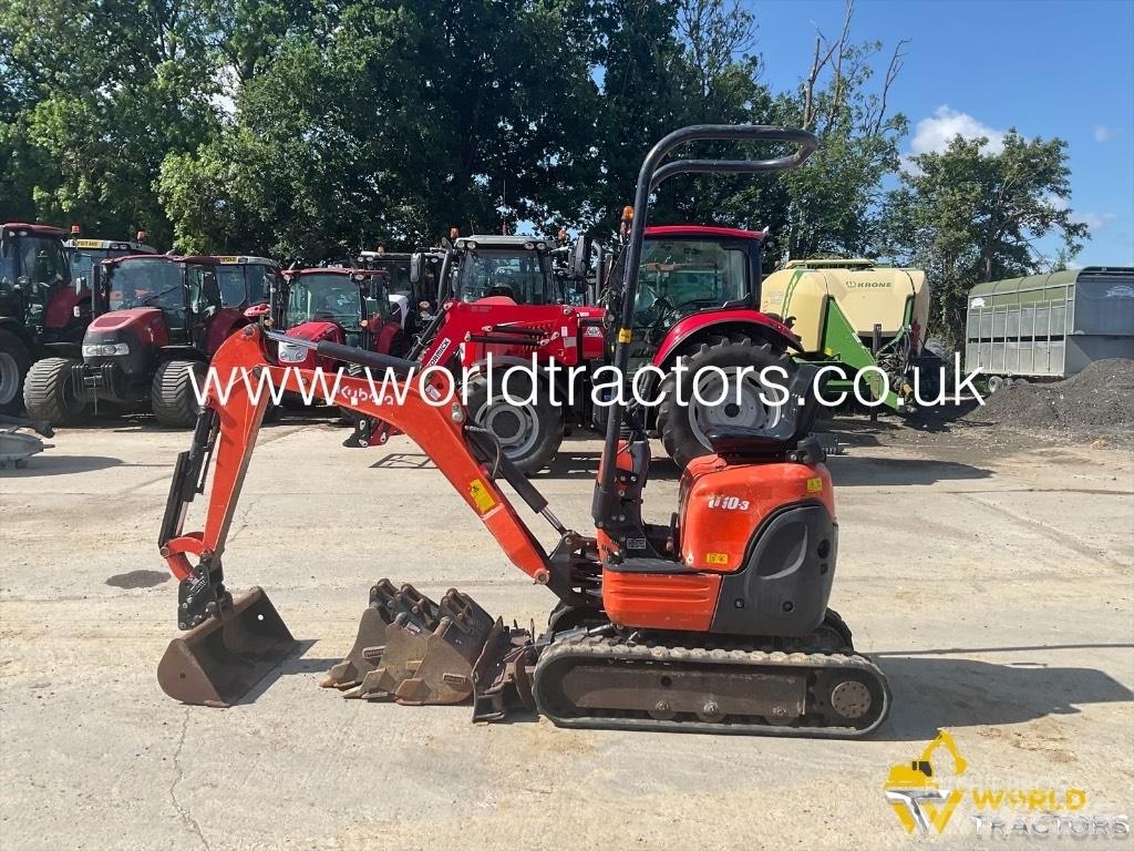 Kubota U 10-3 Mini bagri <7t