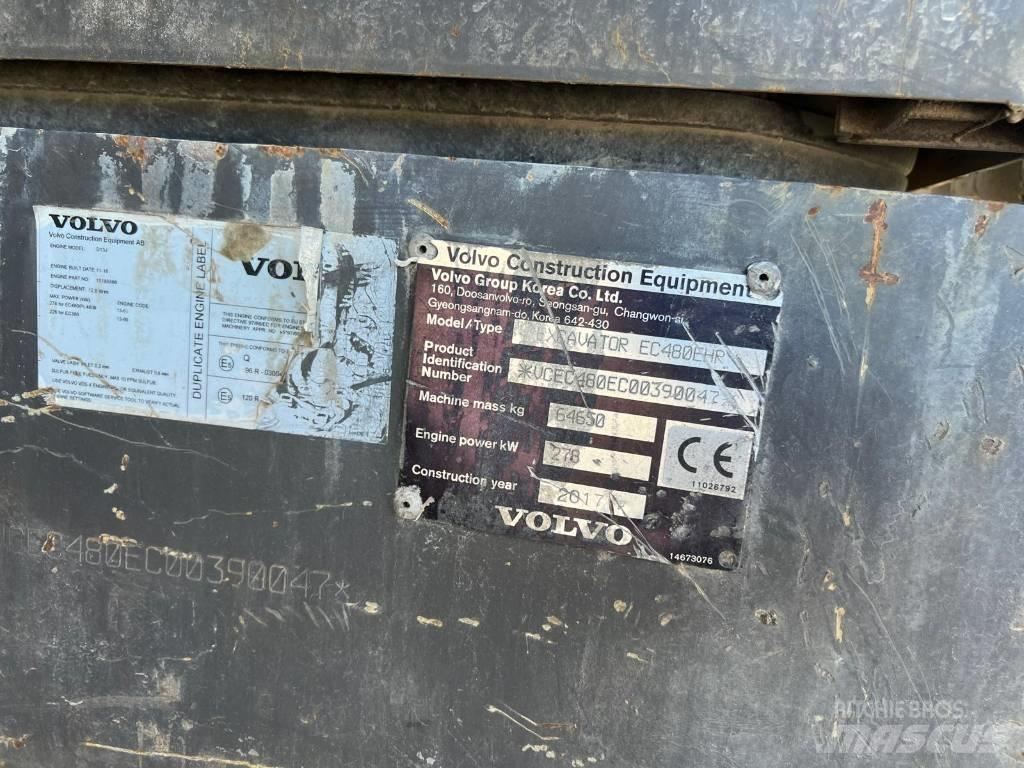 Volvo EC480EHR Rušilni bagri