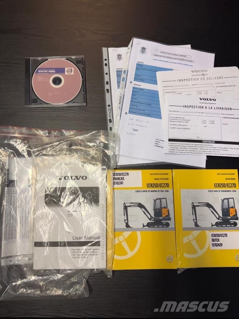 Volvo EC 18 E Mini bagri <7t