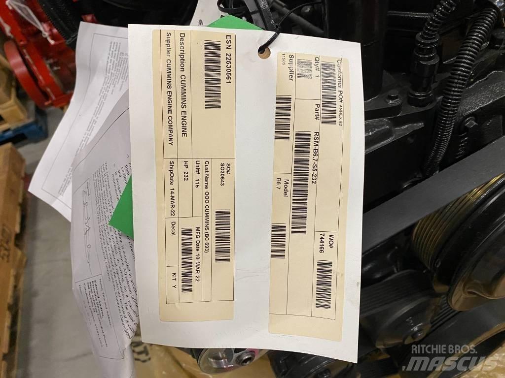 Cummins QSB6.7 Kmetijstvo - drugo