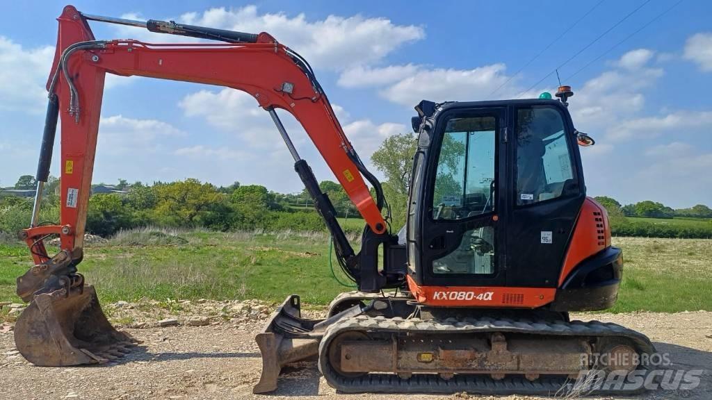Kubota KX 080-4 Midi bagri 7t – 12t