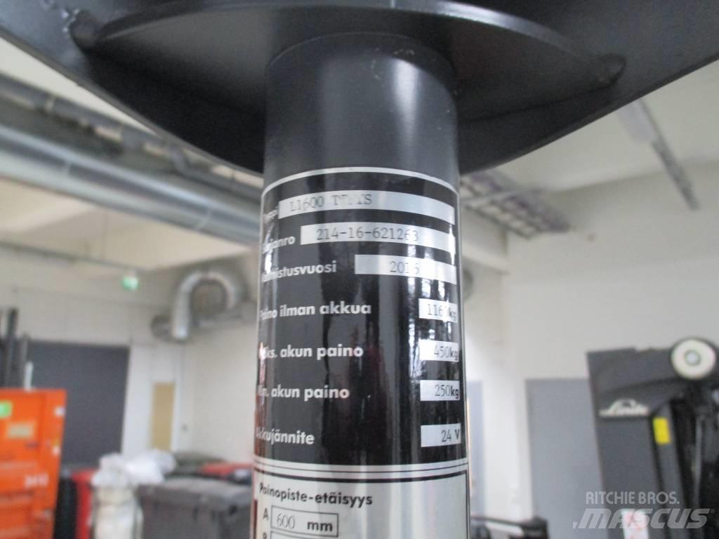 Linde L1600 ttfys Samopogonski ročni viličarji
