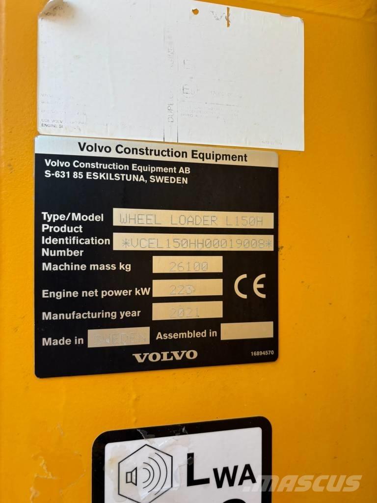 Volvo L150H Kolesni nakladalci