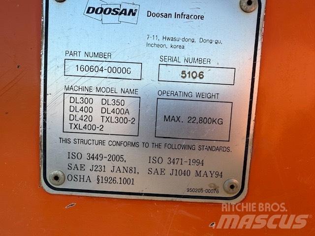 Doosan DL 420-3 CAB Kabine in notranjost