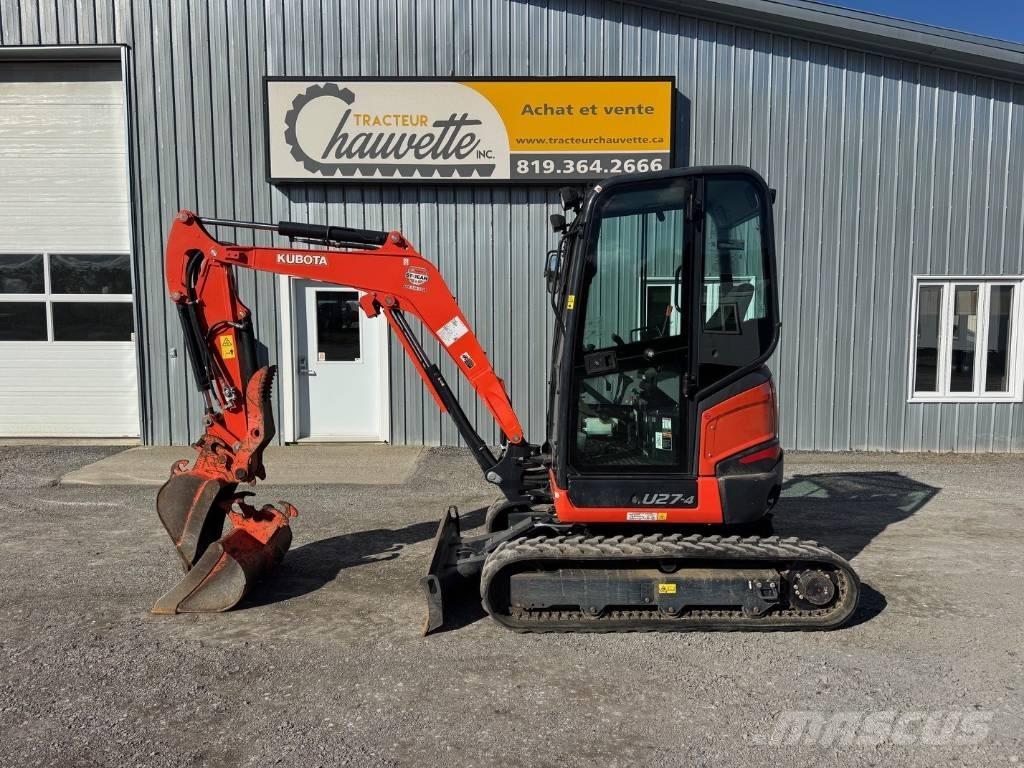 Kubota U 27-4 Mini bagri <7t