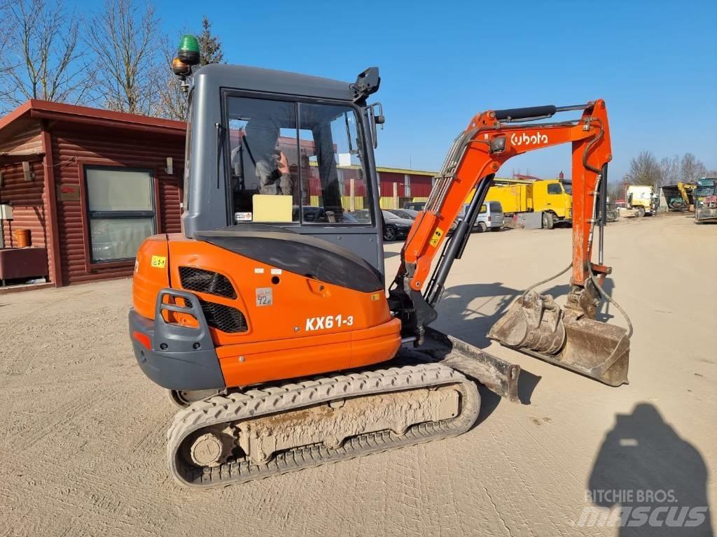 Kubota KX 61-3 Mini bagri <7t