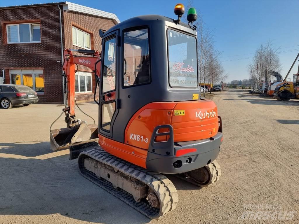 Kubota KX 61-3 Mini bagri <7t
