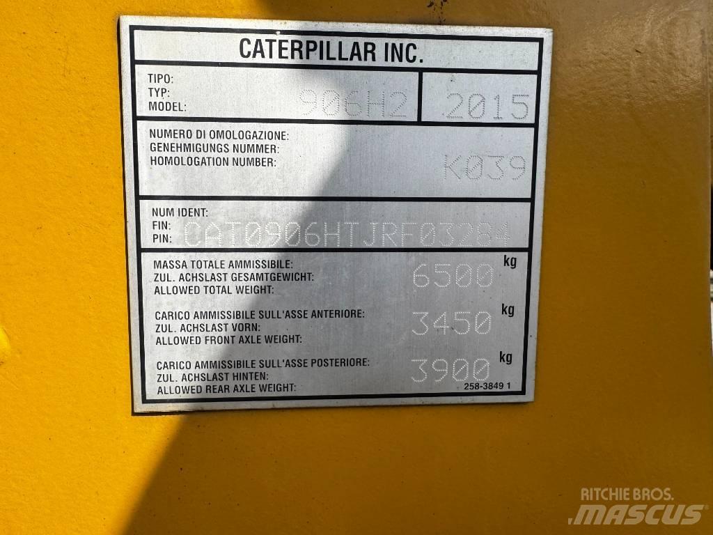 CAT 906H2 Kolesni nakladalci
