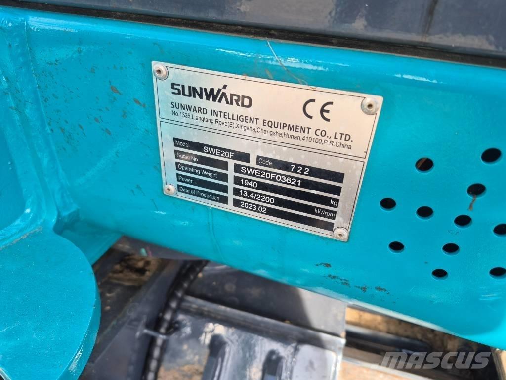 Sunward SWE 20 F Mini bagri <7t