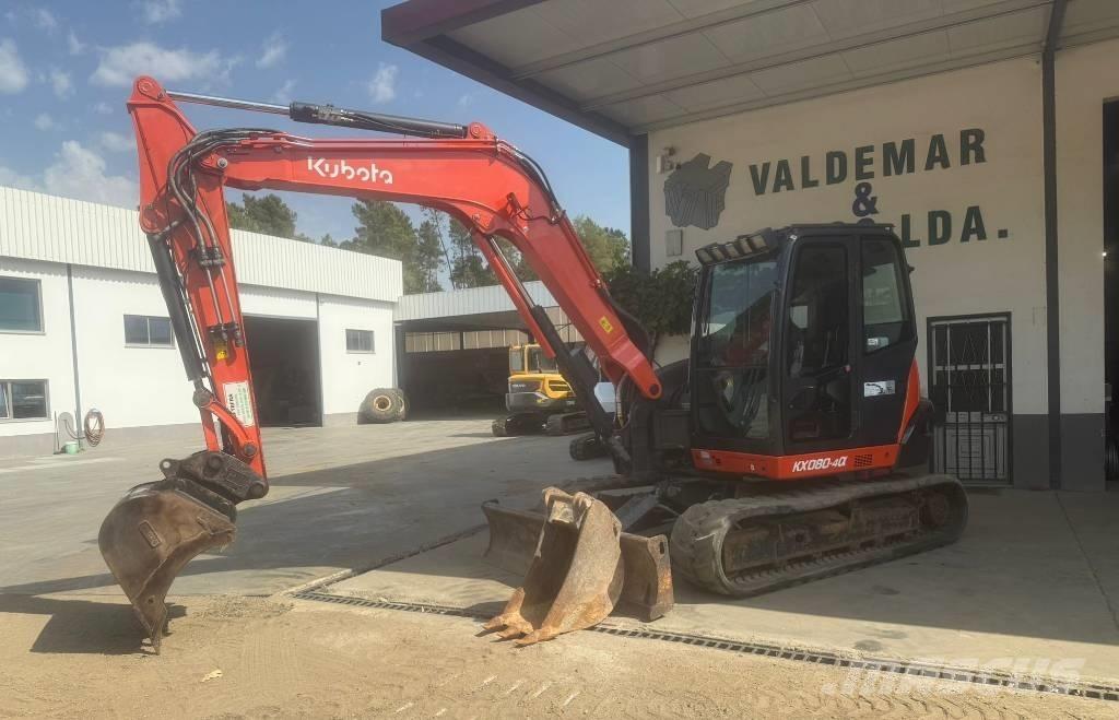 Kubota KX 080-4 Midi bagri 7t – 12t