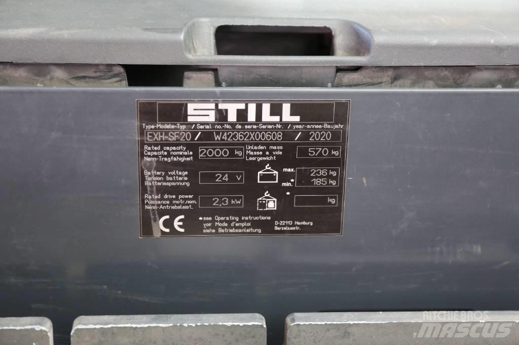 Still EXH-SF20 Električni nizko dvižni viličar s stojiščem