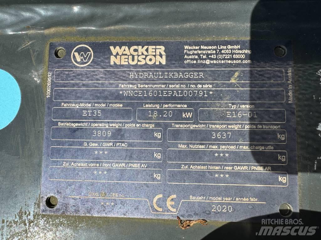 Wacker Neuson ET35 Bagri goseničarji