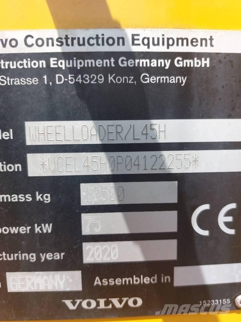 Volvo L 45 H Kolesni nakladalci