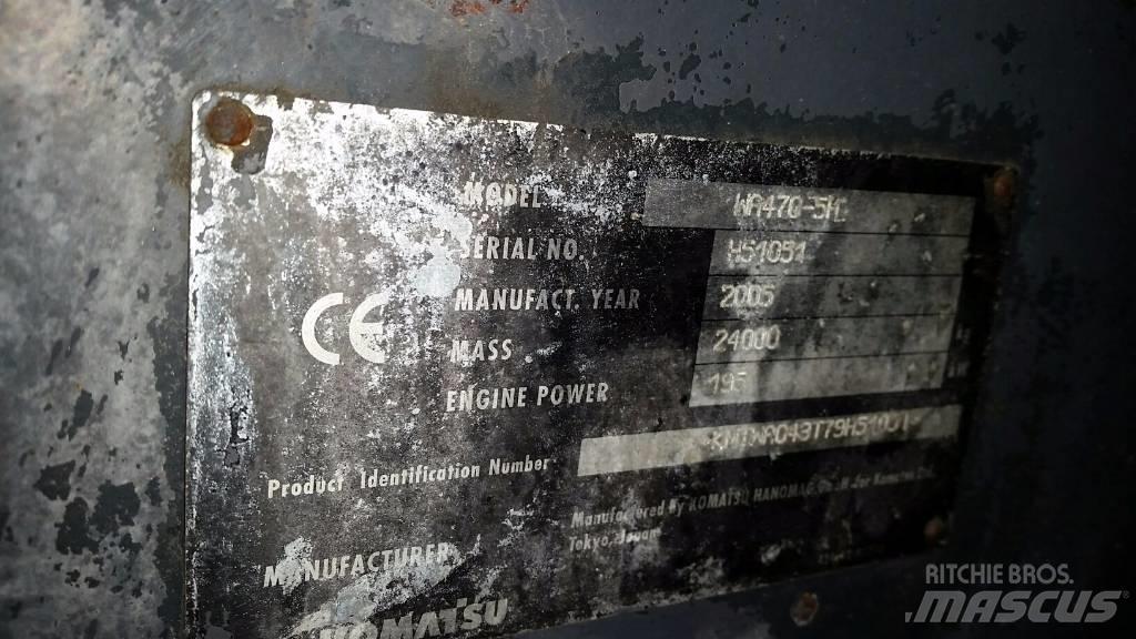 Komatsu WA470-5 Kolesni nakladalci