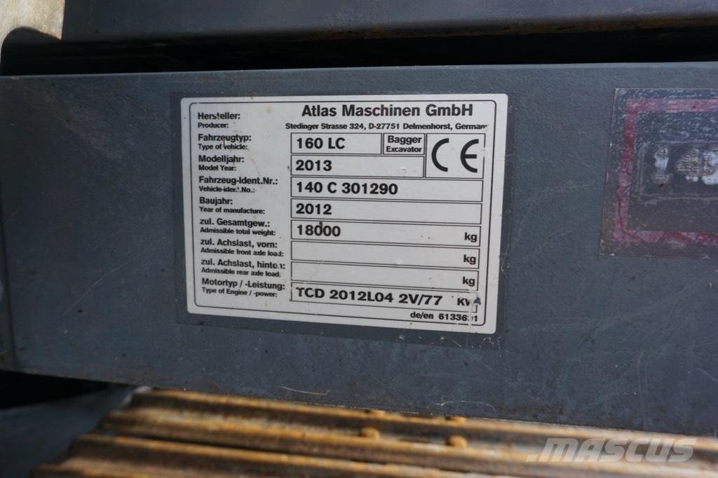 Atlas 160 LC Bagri goseničarji