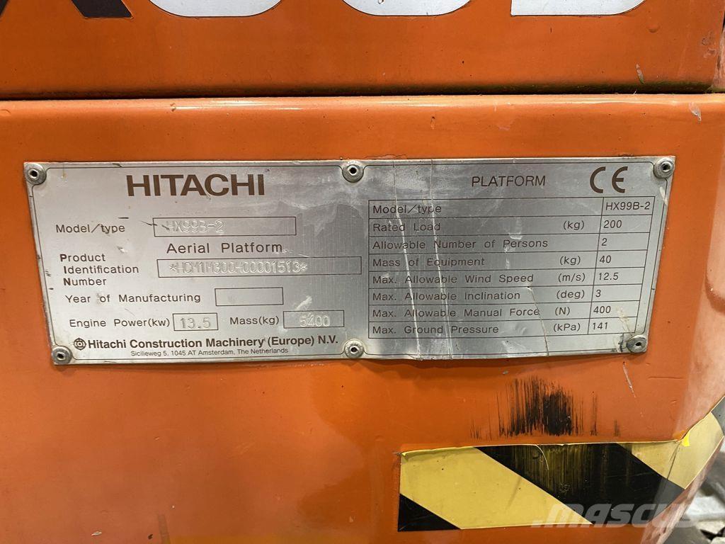Hitachi HX99B-2 Teleskopske dvižne ploščadi