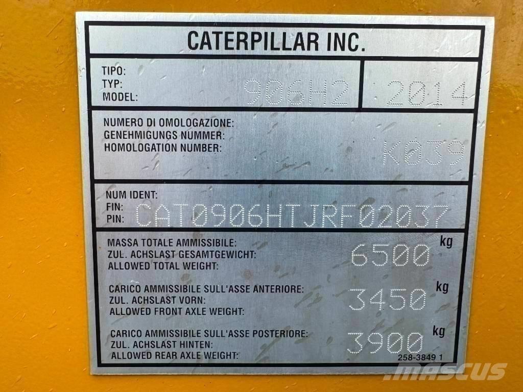 CAT 906 H 2 Kolesni nakladalci