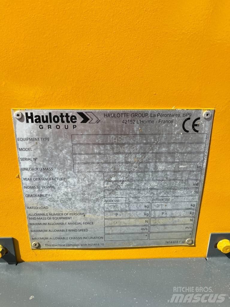 Haulotte Star-10AC Teleskopske dvižne ploščadi