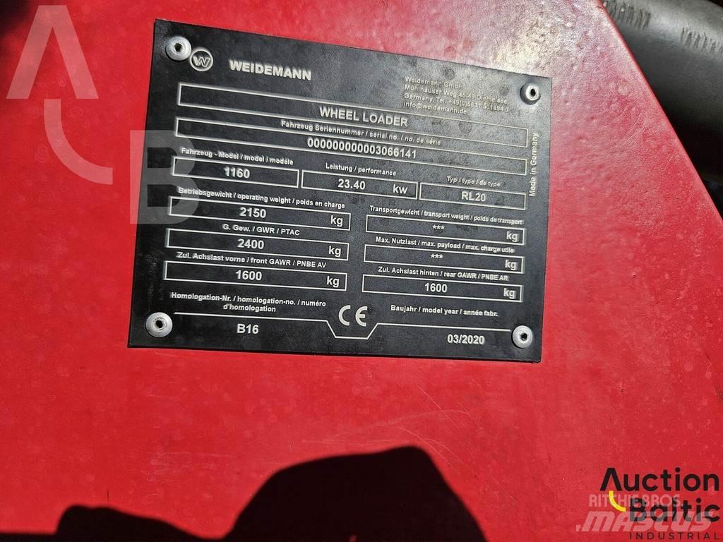 Weidemann 1160 Kolesni nakladalci