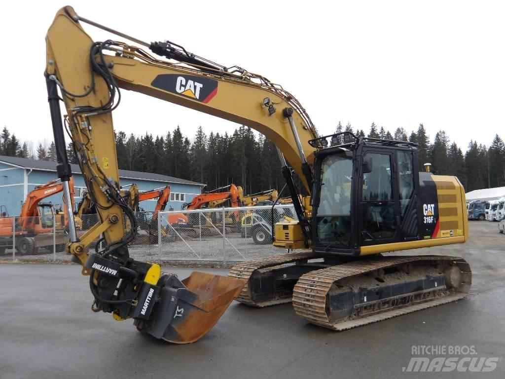 CAT 316 F Bagri goseničarji