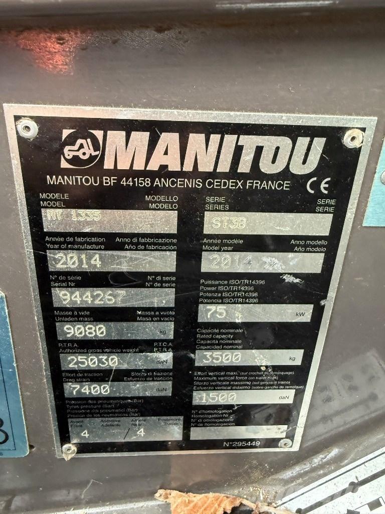 Manitou MT 1335 ST3B Teleskopski viličarji