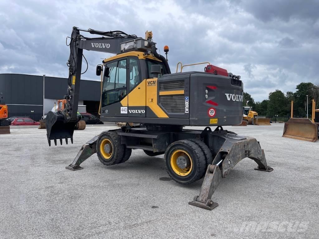 Volvo EW 160 E Bagri na kolesih