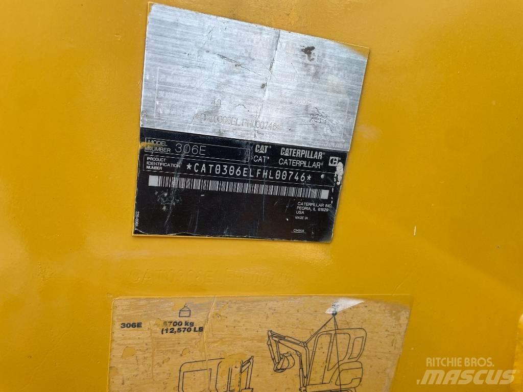 CAT 306E2 Mini bagri <7t