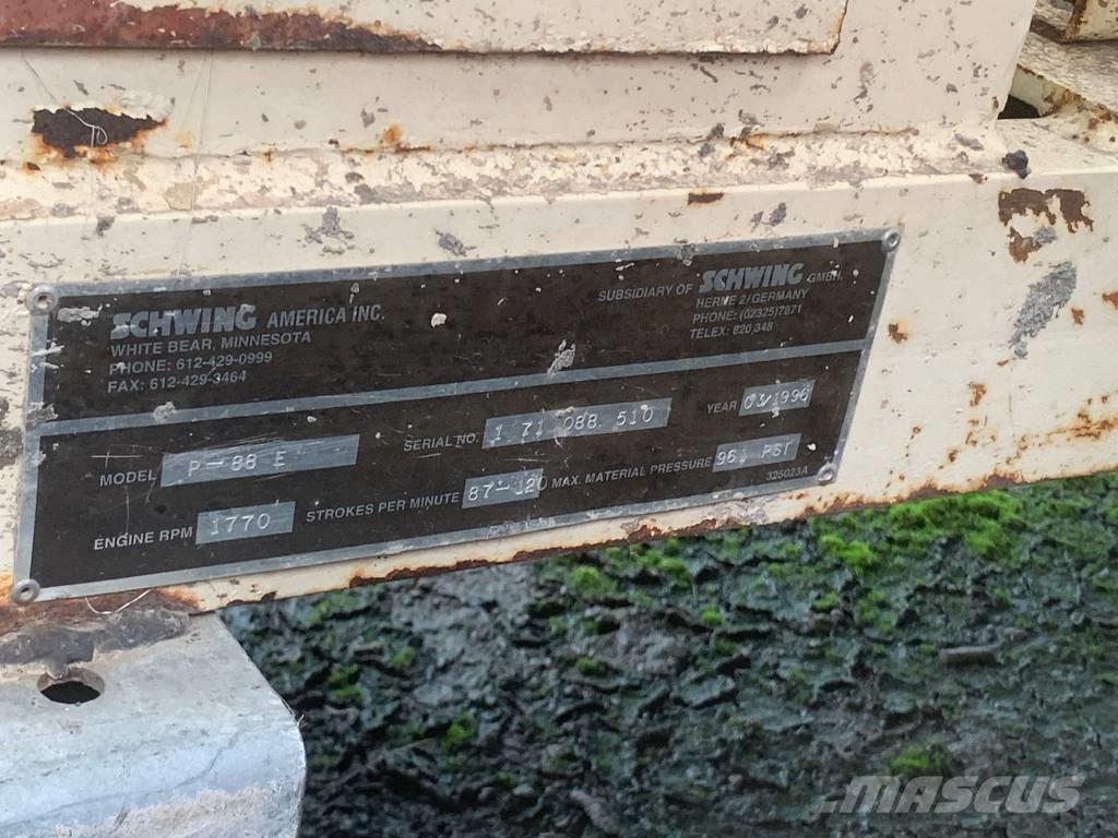 Schwing P88E Kamionske črpalke za beton