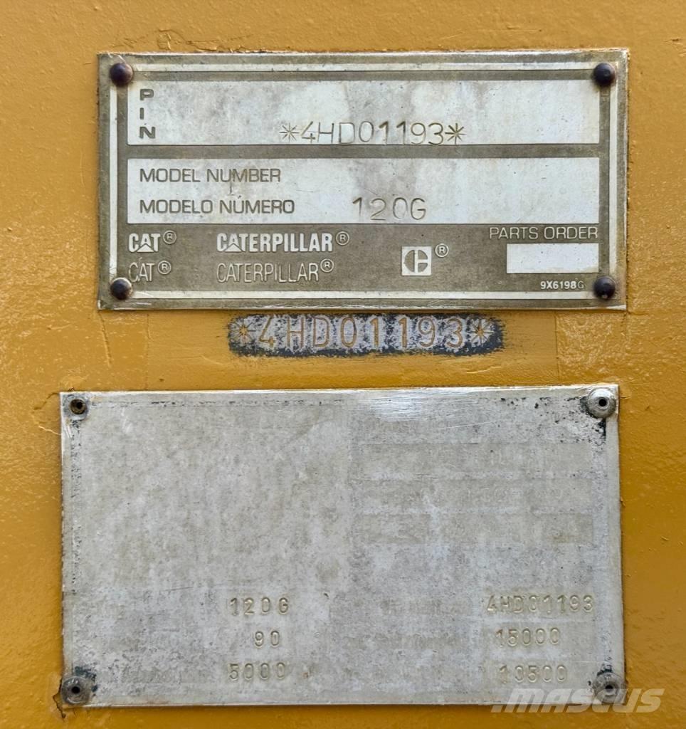CAT 120 G Grederji