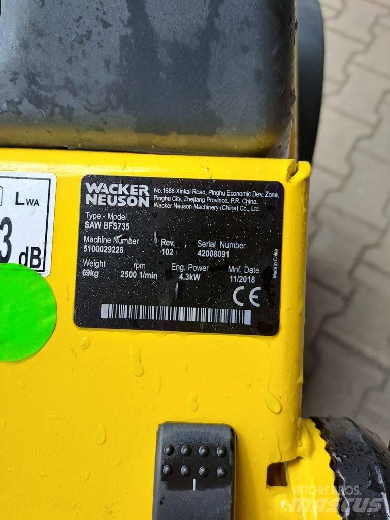 Wacker Neuson BFS735 Žage za kamen in beton