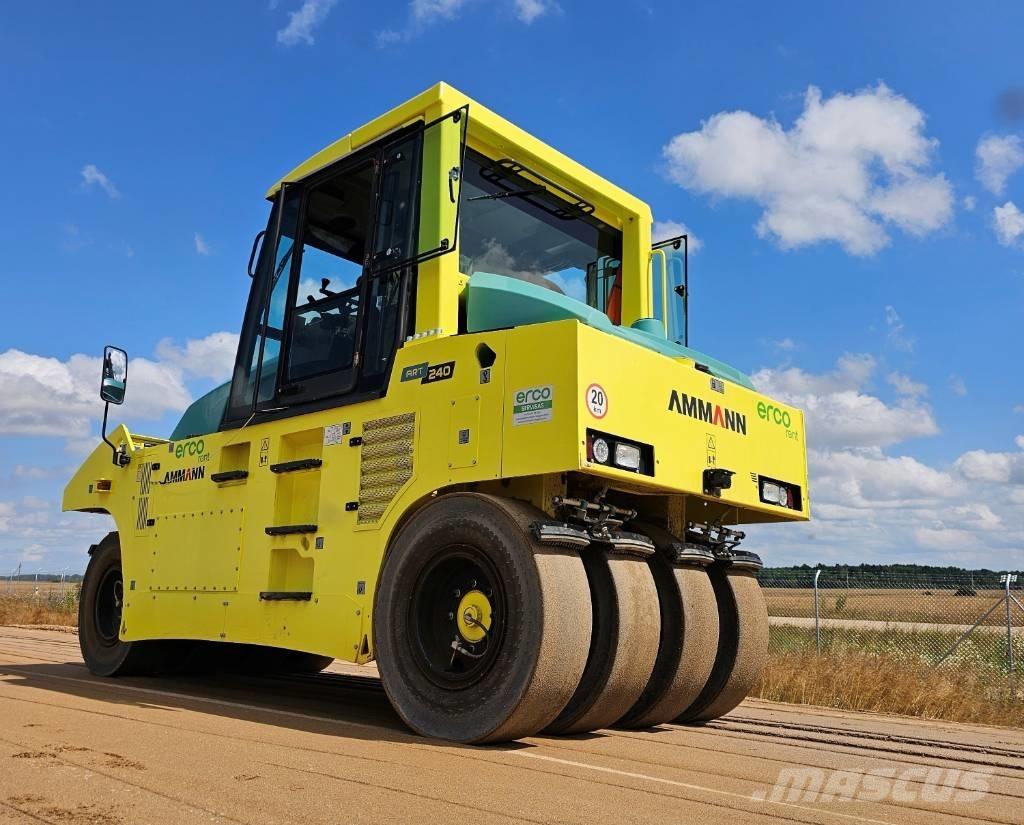Ammann ART 240 Kolesni valjarji s pnevmatikami