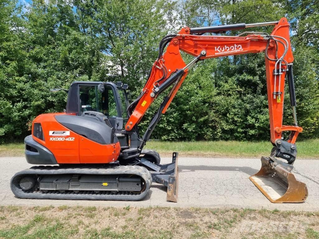 Kubota KX 080-4a2 Midi bagri 7t – 12t