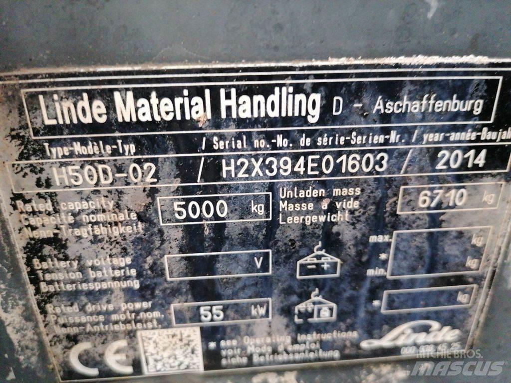 Linde H50D-02 Dizelski viličarji