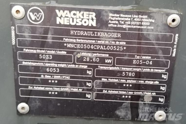Wacker Neuson 50Z3 Bagri goseničarji