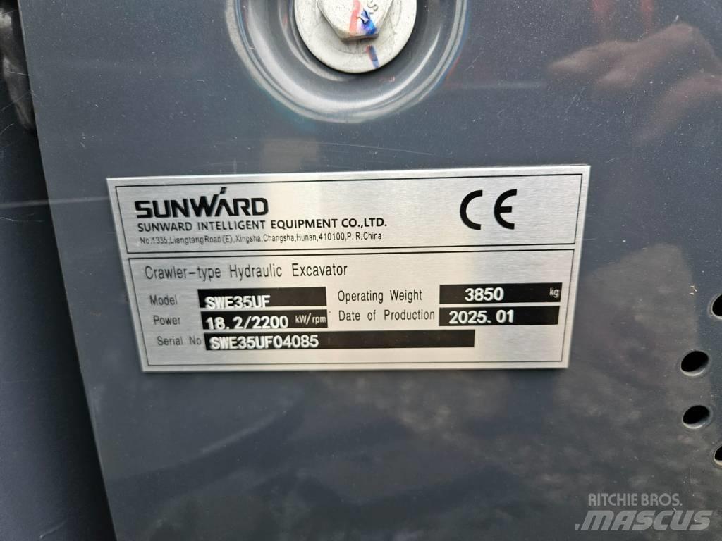Sunward SWE 35 UF Mini bagri <7t