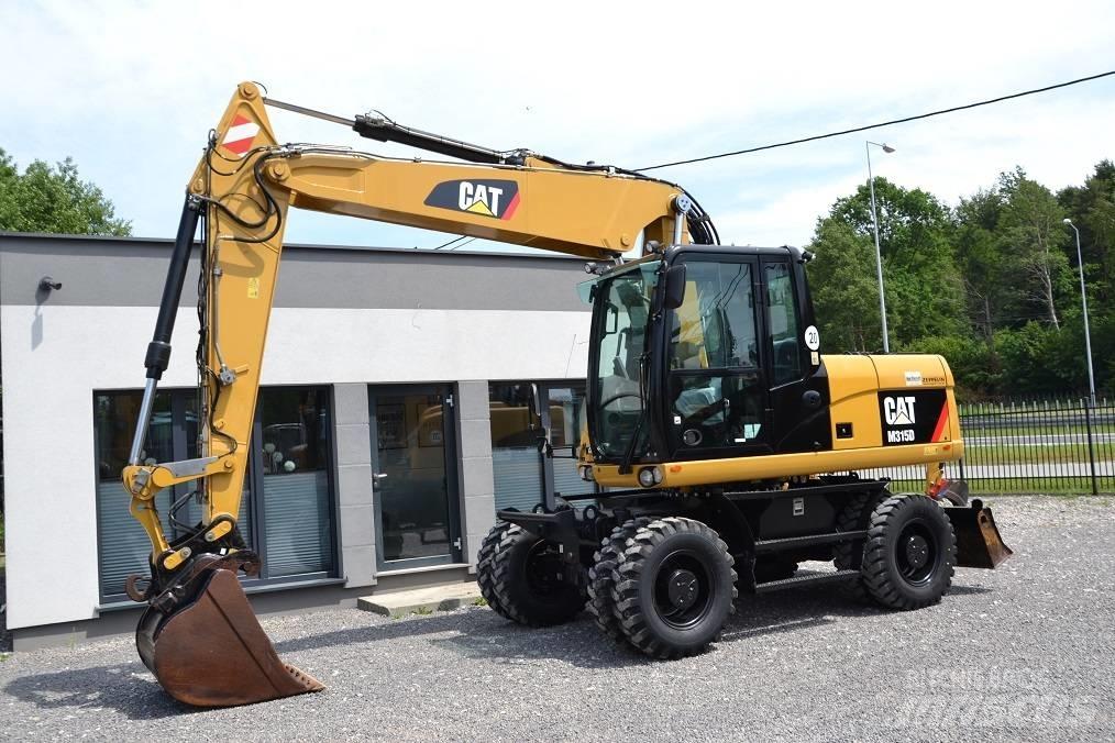 CAT M 315 D Bagri na kolesih