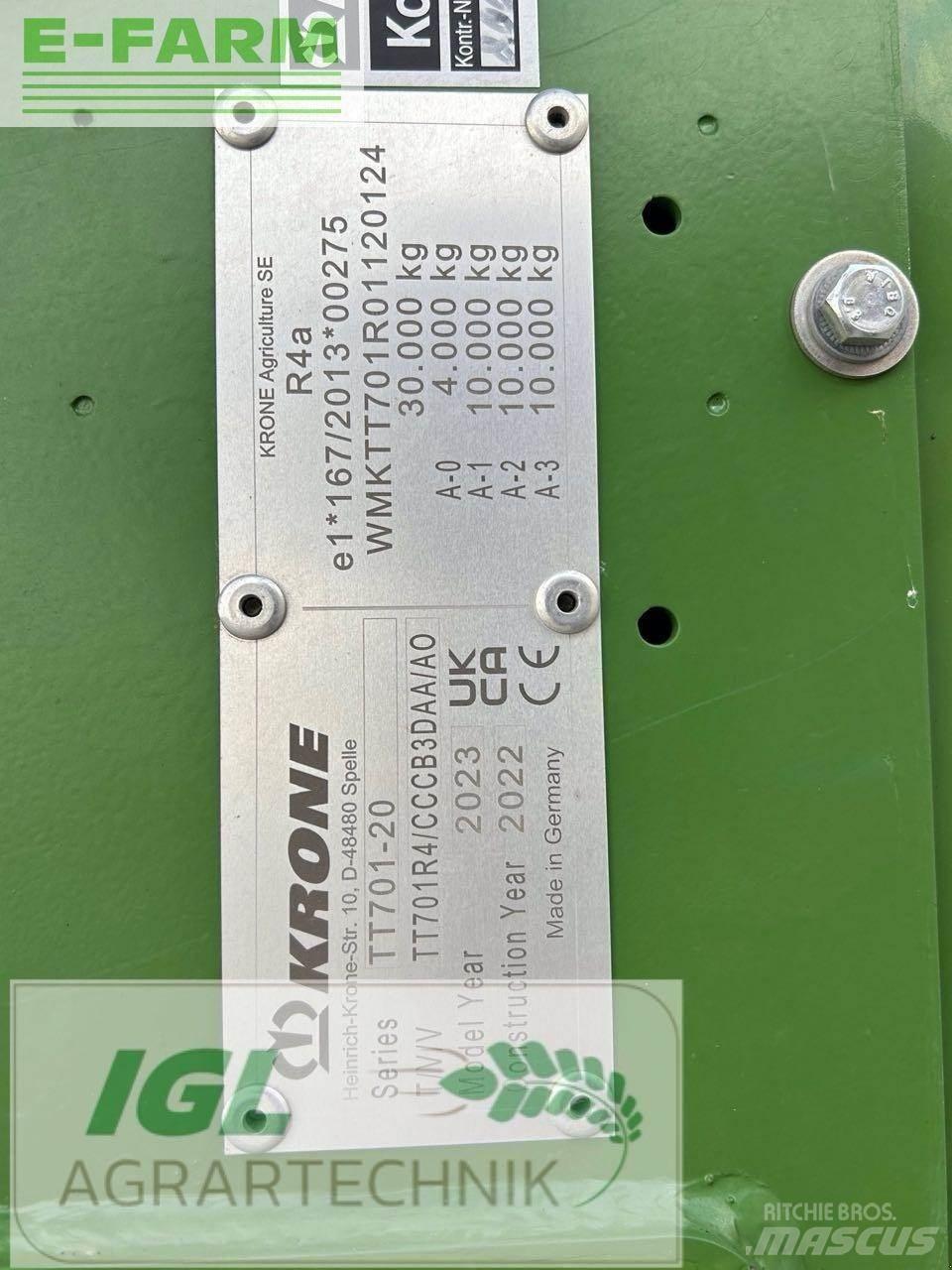 Krone tx 560 Prikolice za žito