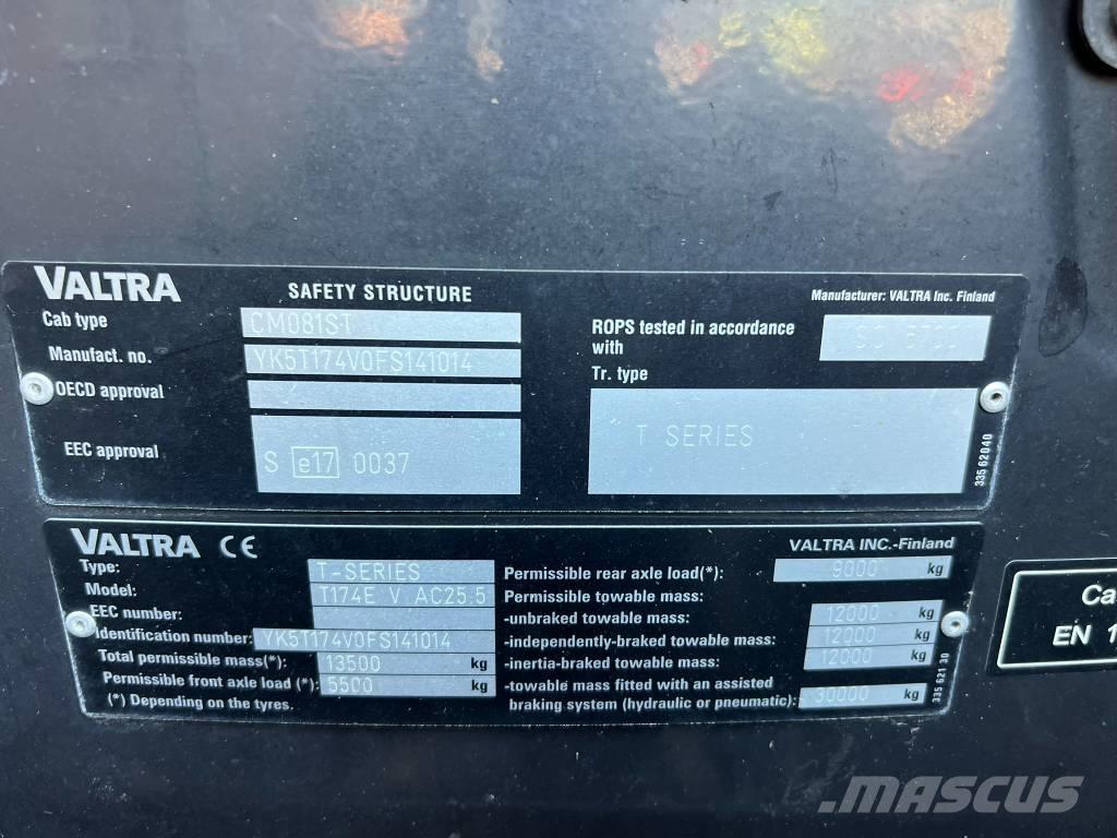 Valtra T 174 Versu Traktorji