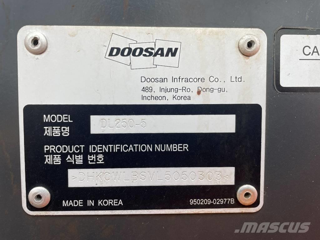 Doosan DL 250 Kolesni nakladalci