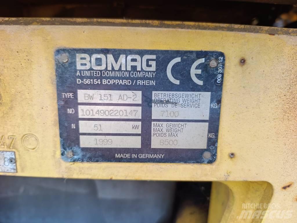 Bomag BW 151 AD-2 Dvojni valjarji