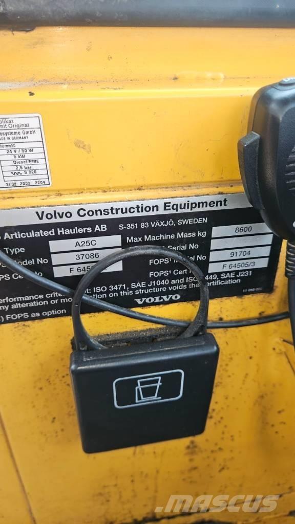 Volvo A 25 C Zglobni demperji
