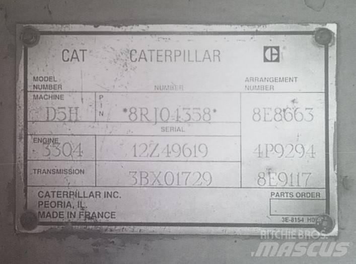 CAT D 5 H Buldožerji goseničarji