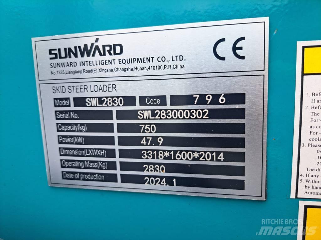 Sunward SWL 2830 Skid steer mini nakladalci