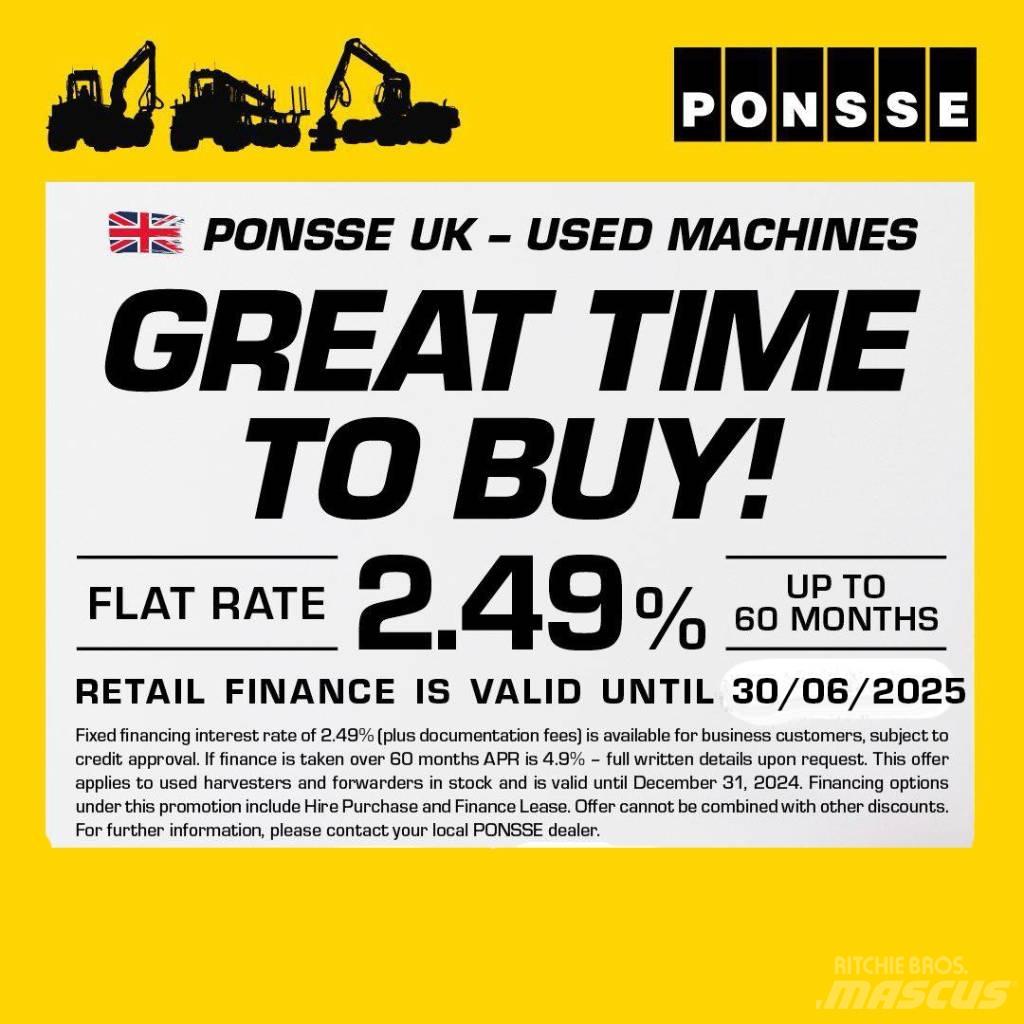 Ponsse Bear 8W Harvesterji